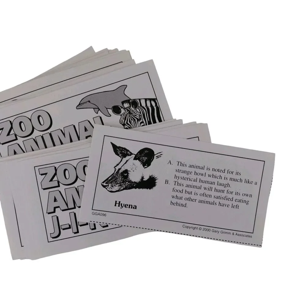 JINGO Bingo Style Educational Game Vtg 90’s Fun On The Farm & Zoo Animals Set